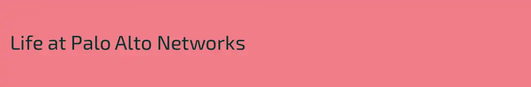 Life at Palo Alto Networks